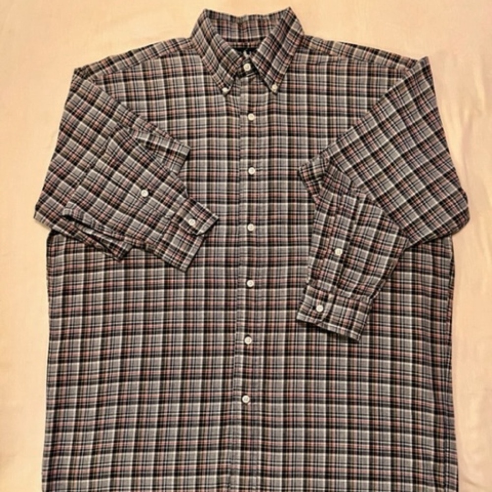 POLO RALPH LAUREN "BLAKE" Plaid Button-Down In an Oxford-like weave Medium MINT!
